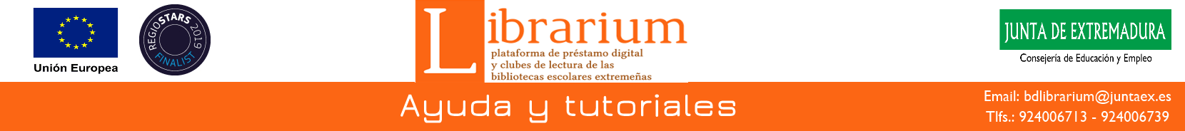 Cabecera de la web de ayuda de Librarium